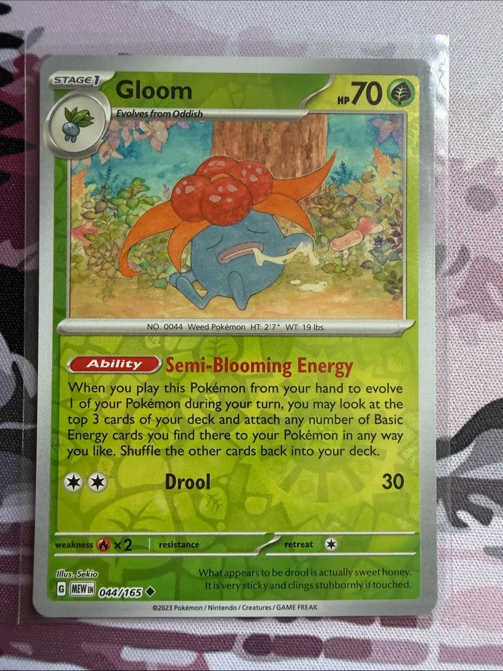 🌸 Oddish, Gloom & Vileplume Pokémon Evolution Reverse Holo Lot | 4 Cards ✨5/$25